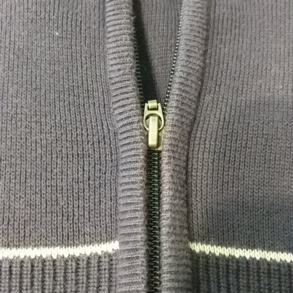 🌻🍃Eddie Bauer XL Full Zip Navy Cotton Cardigan Sweater (Bundle Sale)🌻 - Picture 12 of 15